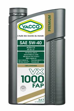 100% synthèse Automobile VX 1000 FAP