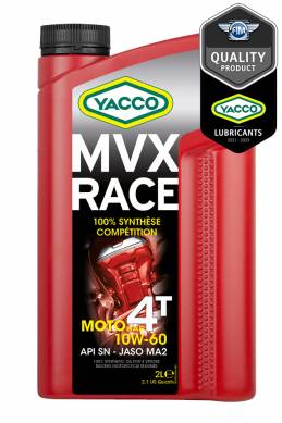 100% synthèse Moto / Quad / Karting MVX RACE 4T 10W60