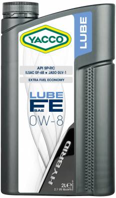 Synthetic 100% Automobile LUBE FE SAE 0W8