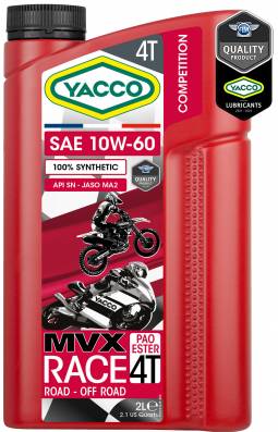 100% synthèse Moto / Quad / Karting MVX RACE 4T 10W60