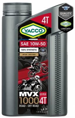 Synthetic 100% Moto / quad / Karting MVX 1000 4T SAE 10W50