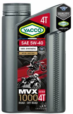 Synthetic 100% Moto / quad / Karting MVX 1000 4T SAE 5W40