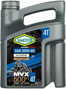 Semi synthetic Moto / quad / Karting MVX 500 4T VT 20W40